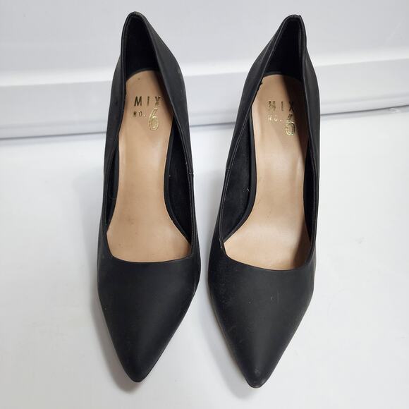 Mix No. 6 Black 7.5 Heels - Picture 3 of 7